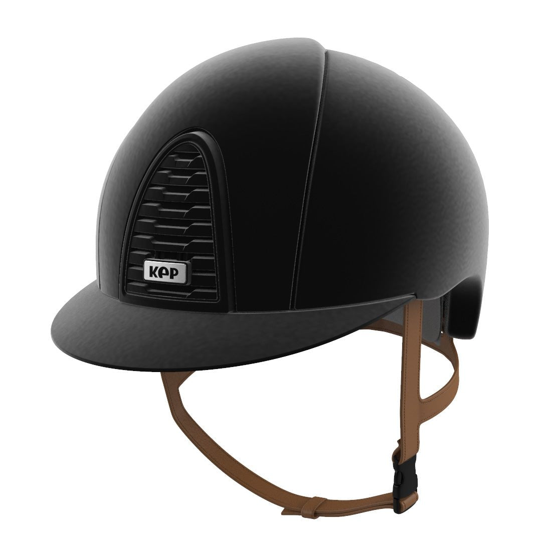 Kep Cromo 2.0 Jockey - Riding Hat - Full Velvet - Black - Equisafety