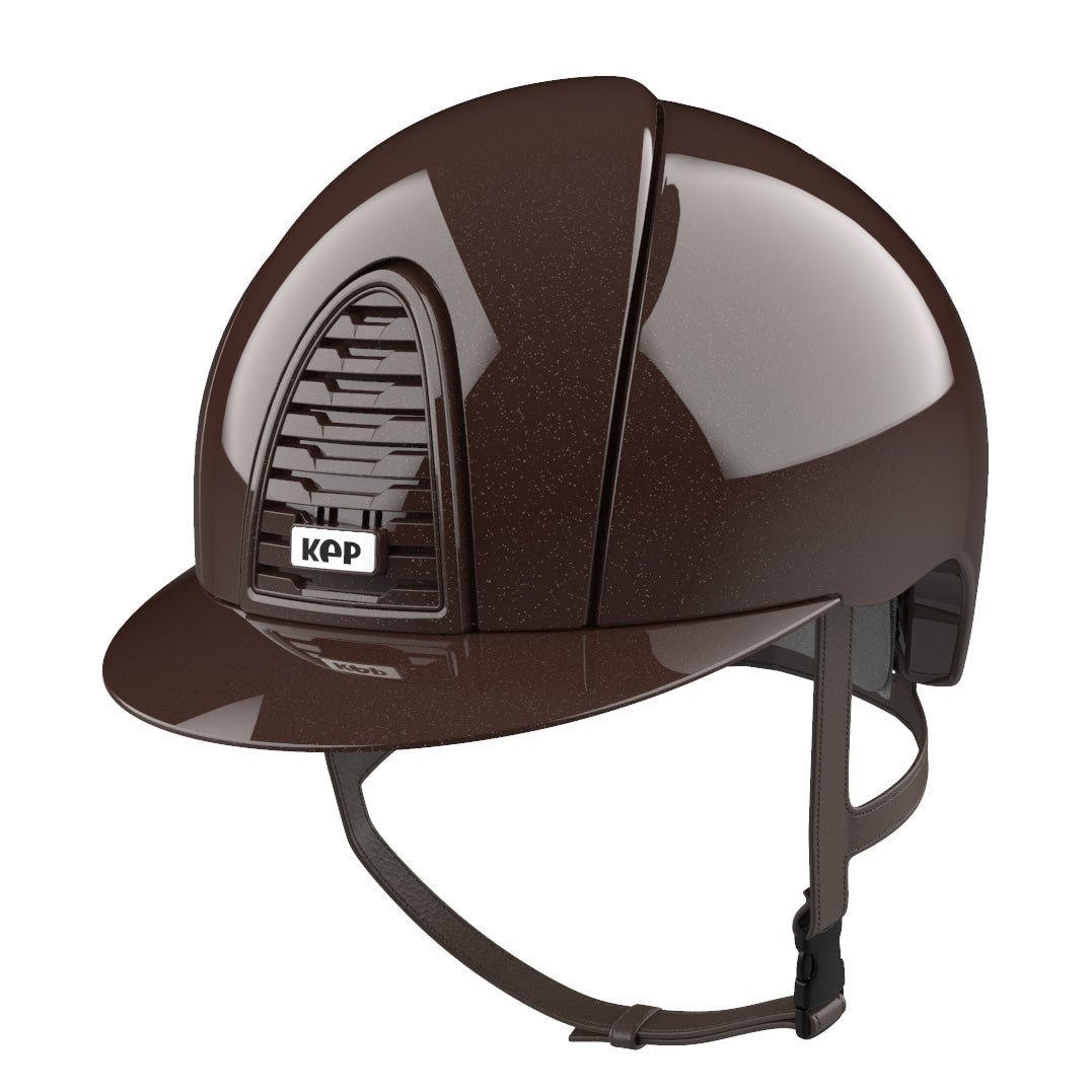 Kep Cromo 2.0 Jockey - Riding Hat - Metal Diamond Brown - Equisafety