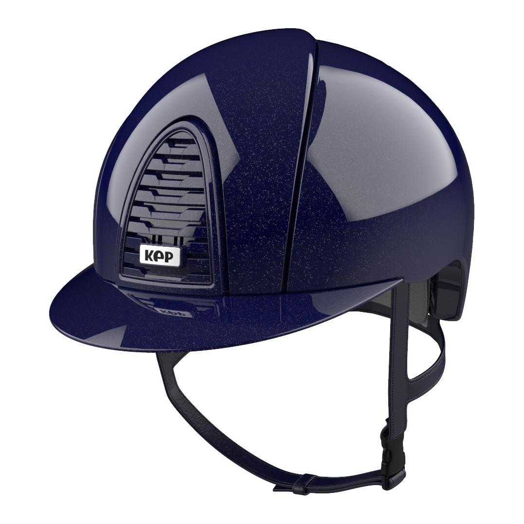 Kep Cromo 2.0 Jockey - Riding Hat - Metal Diamond Medium Blue - Equisafety