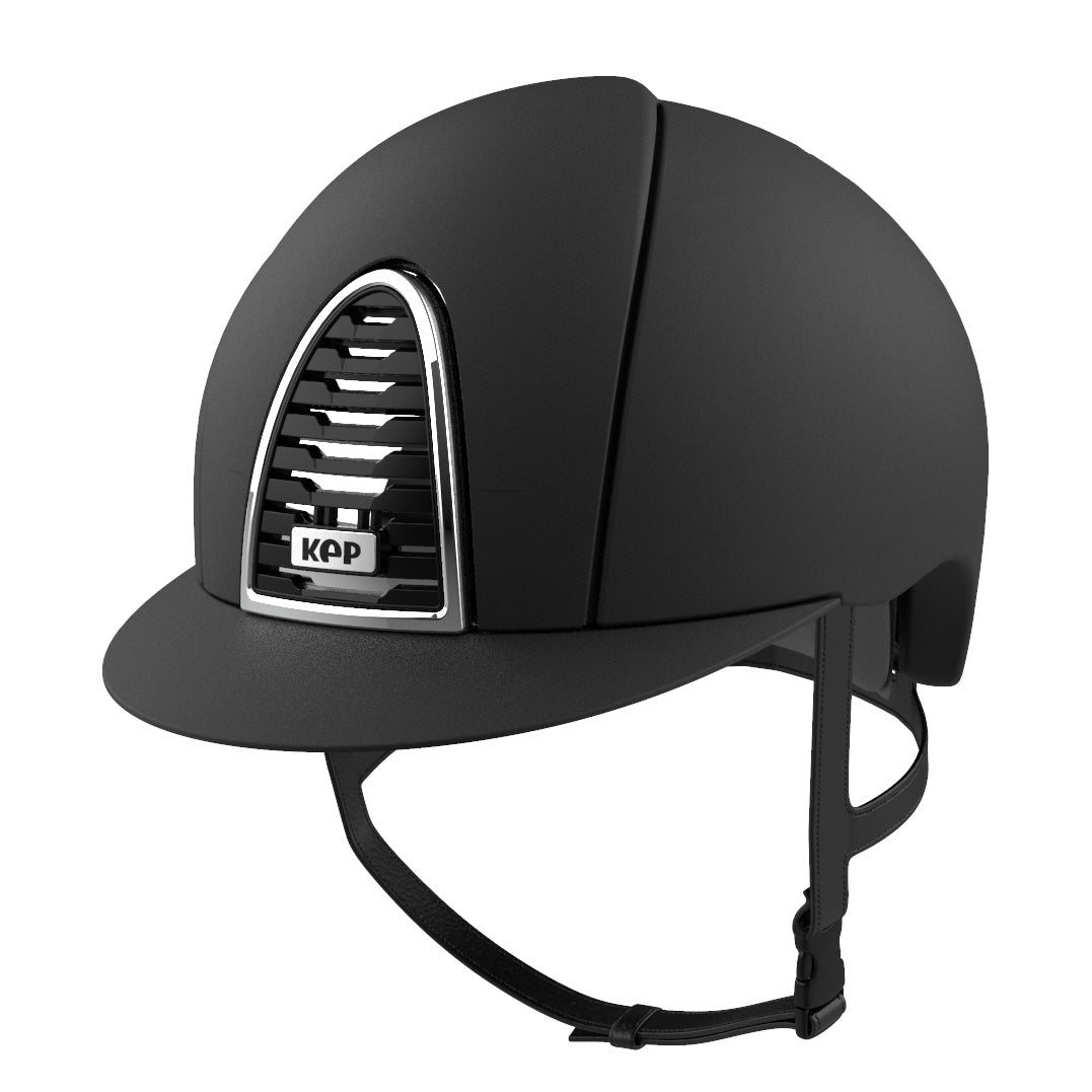 Kep Cromo 2.0 Jockey - Riding Hat - Mica Black/Black - Equisafety