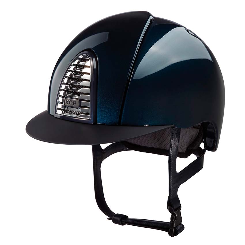 Kep Cromo 2.0 Jockey - Riding Hat - Shine Blue - Equisafety