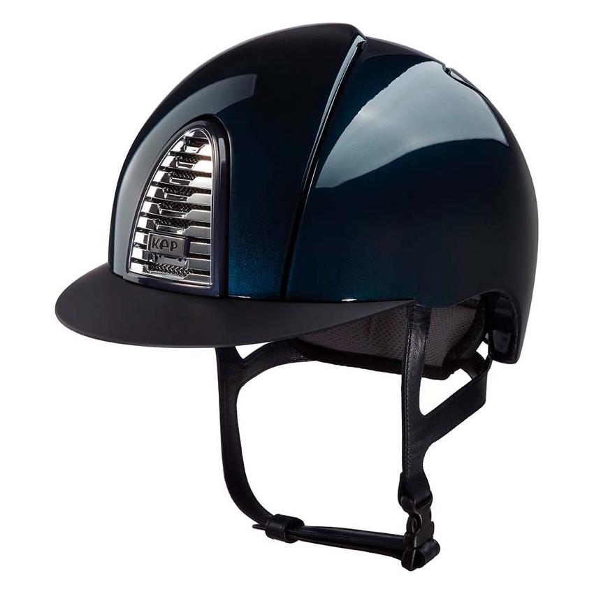 Kep Cromo 2.0 Jockey - Riding Hat - Shine Blue - Equisafety