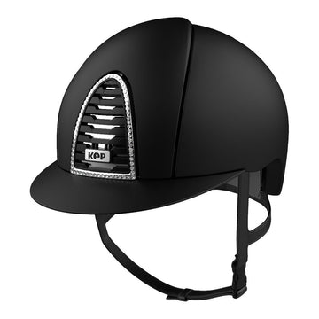 Kep Cromo 2.0 Jockey - Riding Hat - Textile Black Swarovski - Equisafety