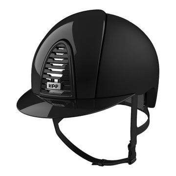 Kep Cromo 2.0 Jockey - Riding Hat - Textile/Polish - Black - Equisafety