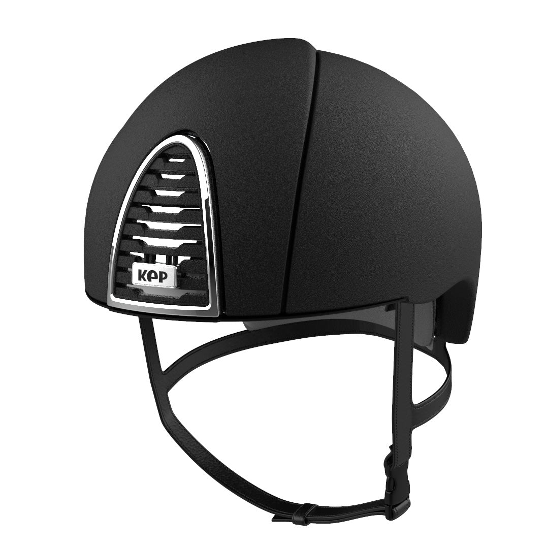 Kep Cromo 2.0 Jockey - Riding Hat - Textured Black/Chrome - Equisafety