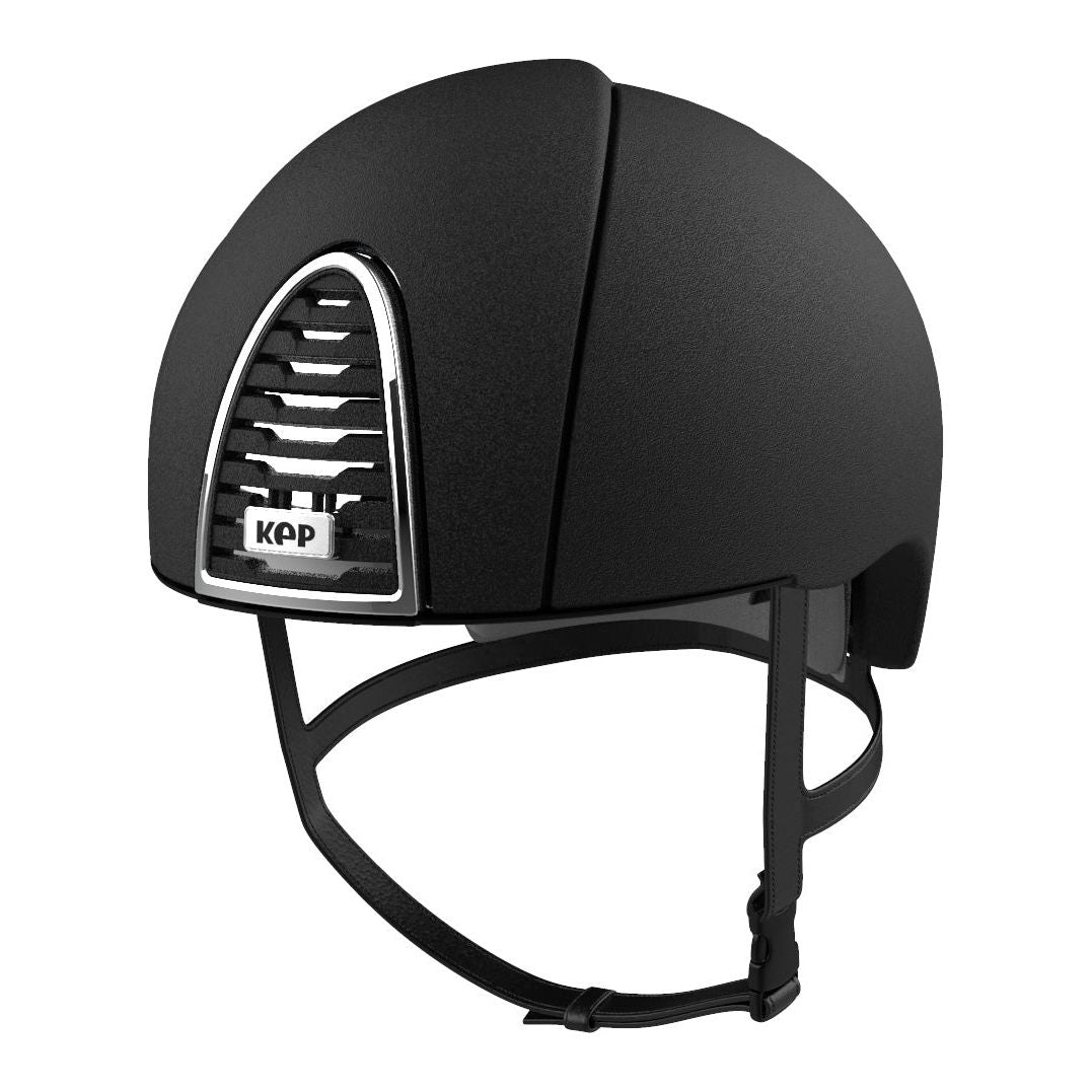 Kep Cromo 2.0 Jockey - Riding Hat - Textured Black/Chrome - Equisafety