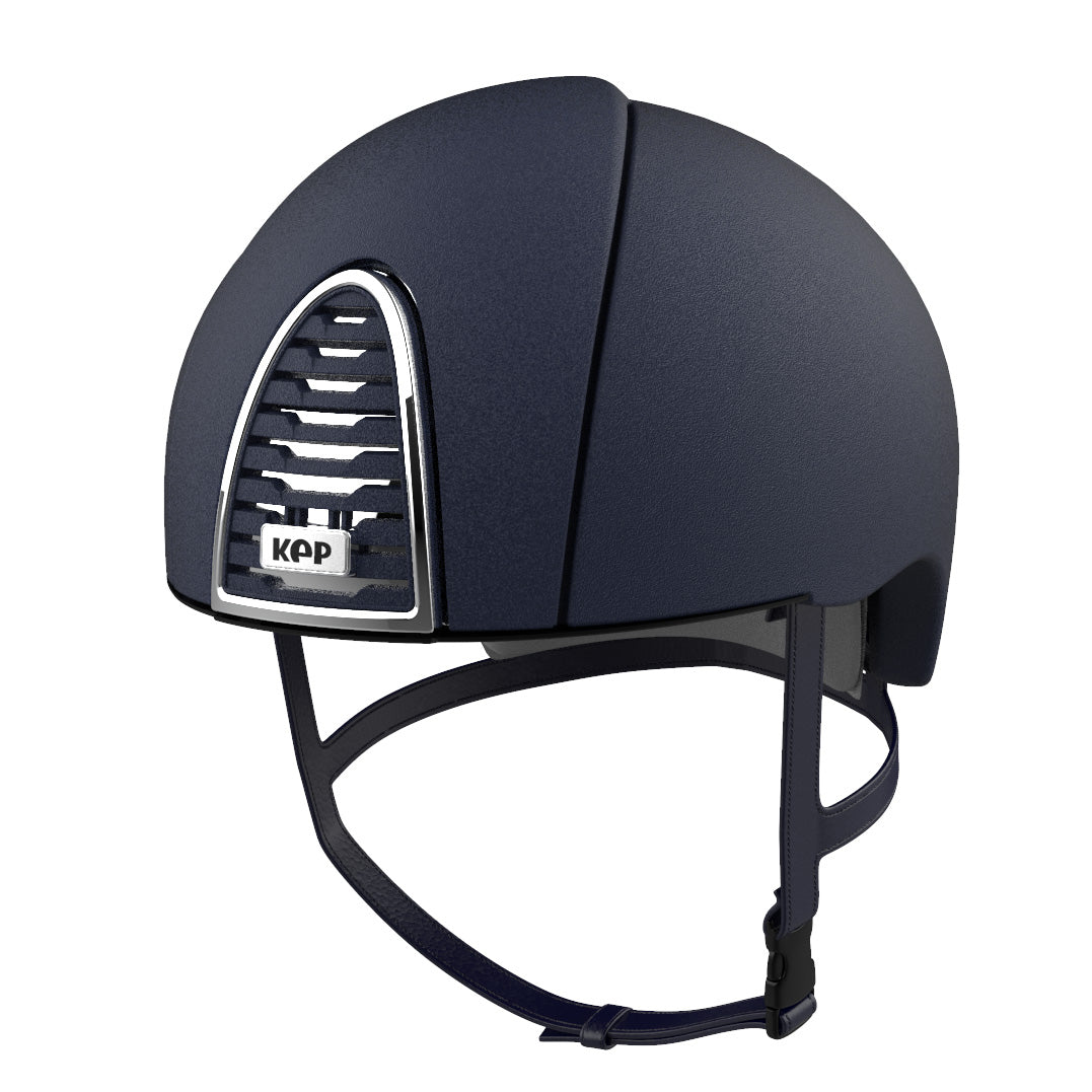 Kep Cromo 2.0 Jockey - Riding Hat - Textured Blue Navy - Equisafety