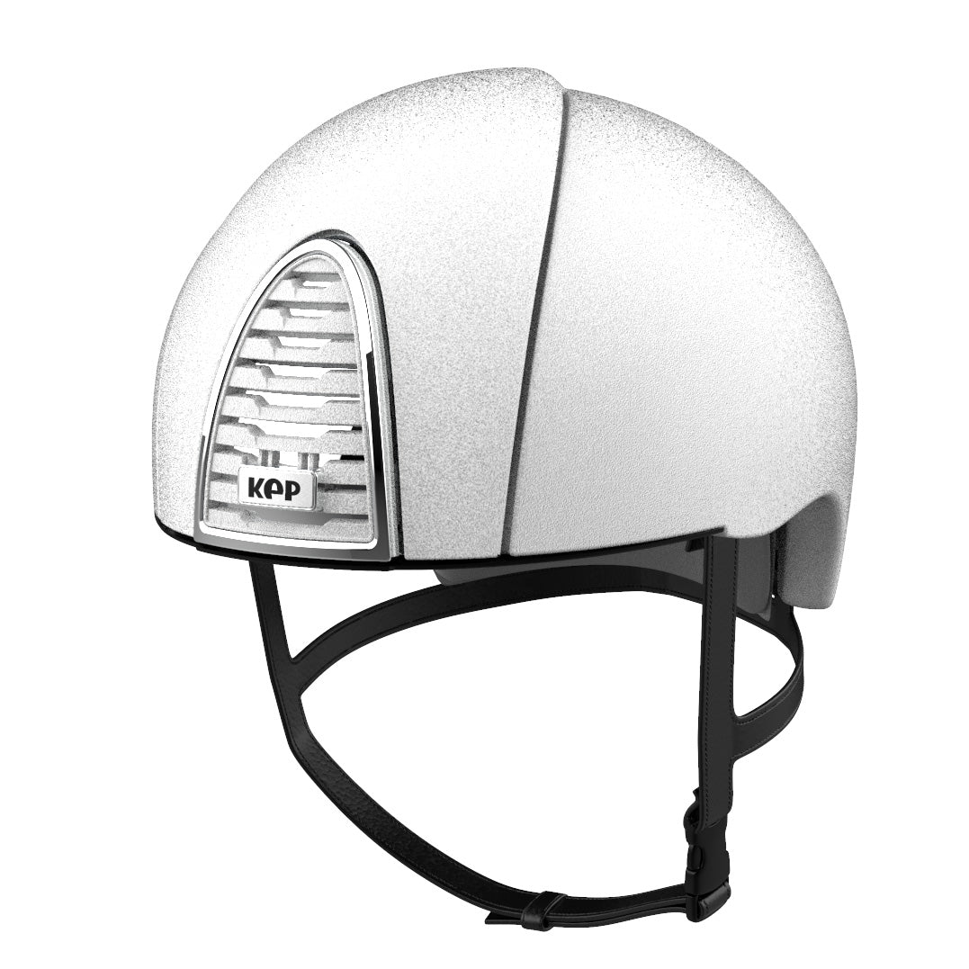 Kep Cromo 2.0 Jockey - Riding Hat - Textured White - Equisafety