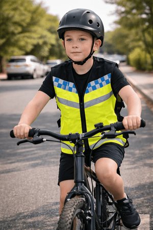 Kids THINK BIKE POLITE Waistcoat - Equisafety