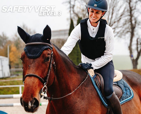 KOMPERDELL - SAFETY BODY PROTECTOR FRONTZIP EN 13158:2018 – LEVEL 3 - Equisafety