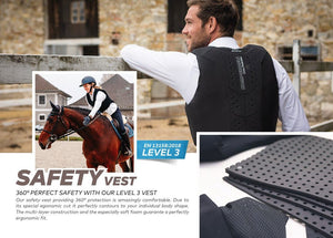 KOMPERDELL - SAFETY BODY PROTECTOR FRONTZIP EN 13158:2018 – LEVEL 3 - Equisafety