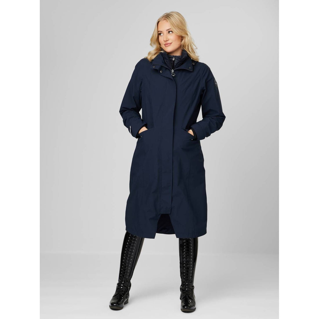 Le Mieux Amelie Lightweight Riding Coat Navy - Equisafety