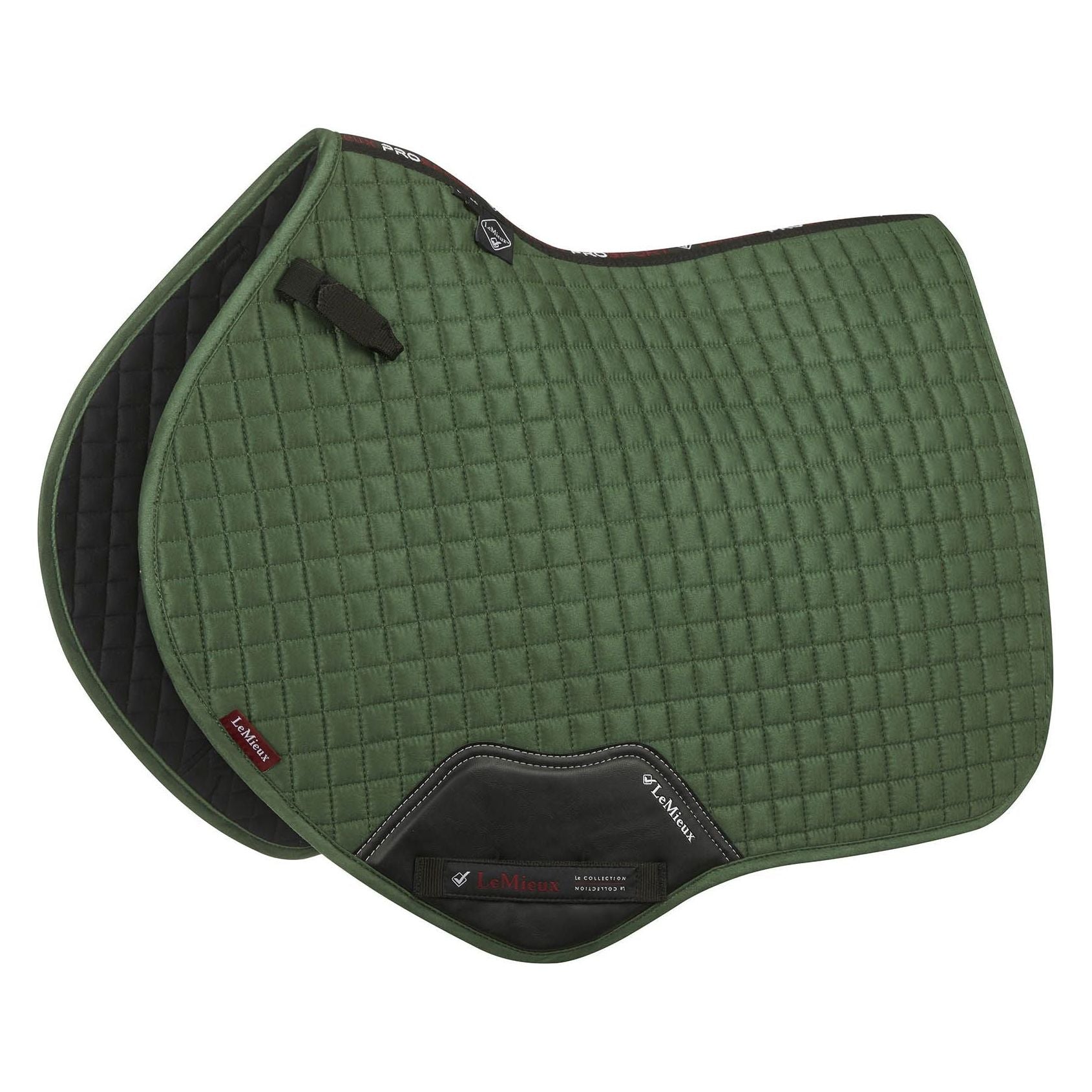 Le Mieux Suede Close Contact Square - Hunter Green - Equisafety