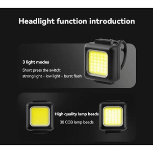 Equisafety led cob clip red