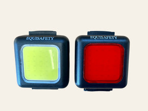 Equisafety led cob clip red