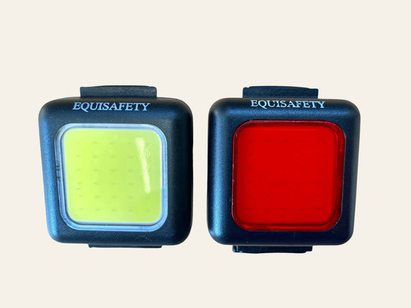 Equisafety led cob clip red
