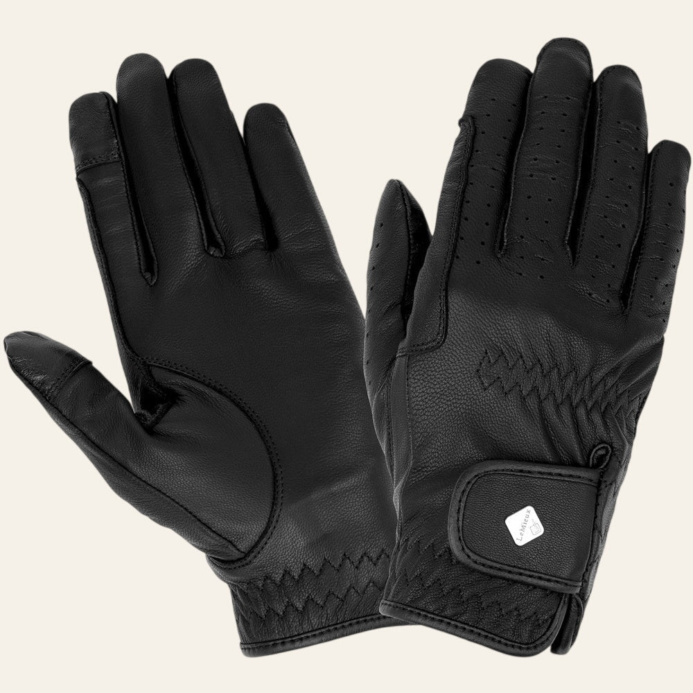 LeMieux ProTouch Classic Leather Riding Gloves - Equisafety