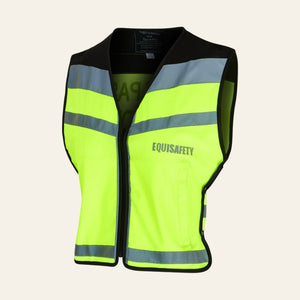 Equisafety multi colour reflective vest pinkyellow