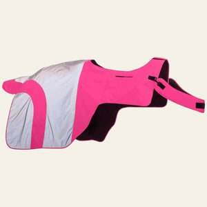 Equisafety multi colour reflective vest pinkyellow