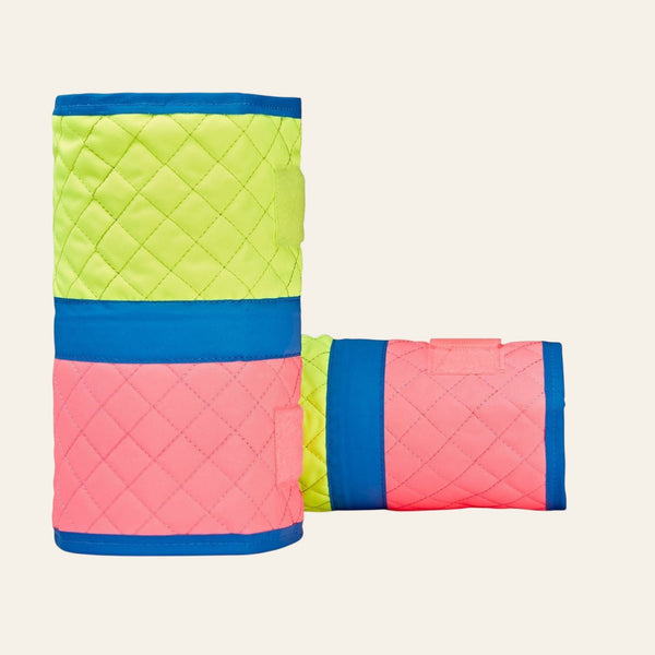 Equisafety multi colour reflective vest pinkyellow