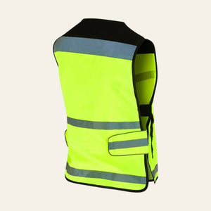 Equisafety multi colour reflective vest pinkyellow