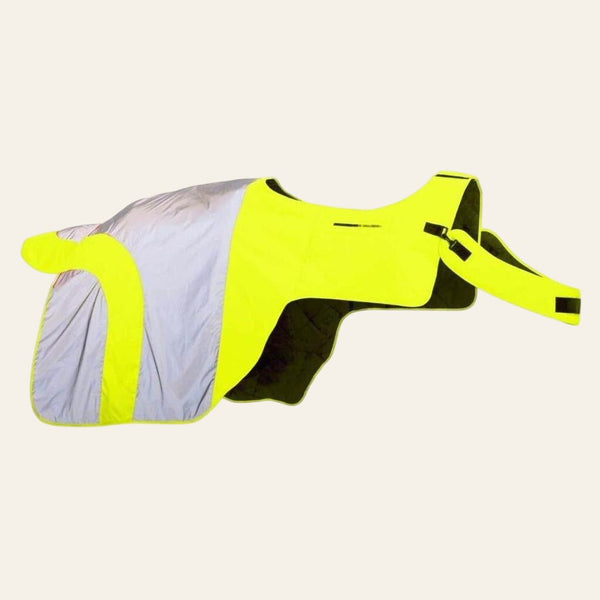 Equisafety multi colour reflective vest pinkyellow