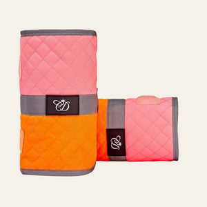 Equisafety multi colour reflective vest pinkyellow