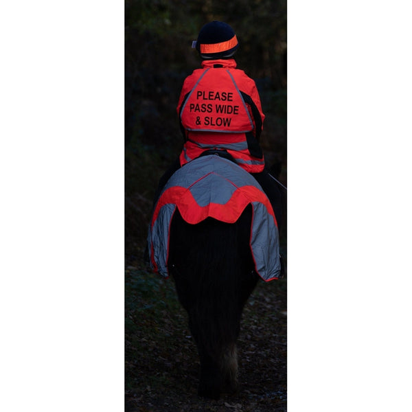 Equisafety multi colour reflective vest pinkyellow