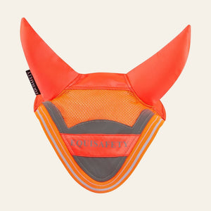 Equisafety multi coloured acoustic horse ears yelloworange