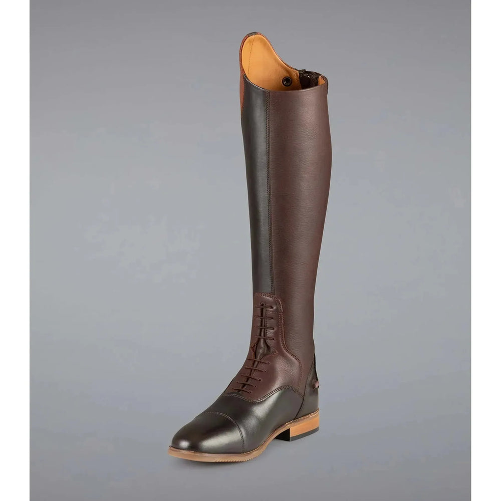 Passaggio Ladies Leather Field Tall Riding Boot - BROWN - Equisafety