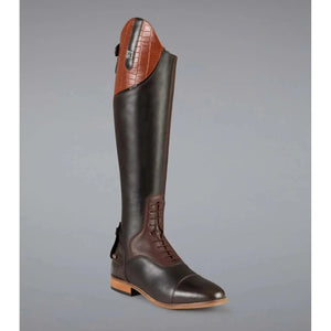 Passaggio Ladies Leather Field Tall Riding Boot - BROWN - Equisafety