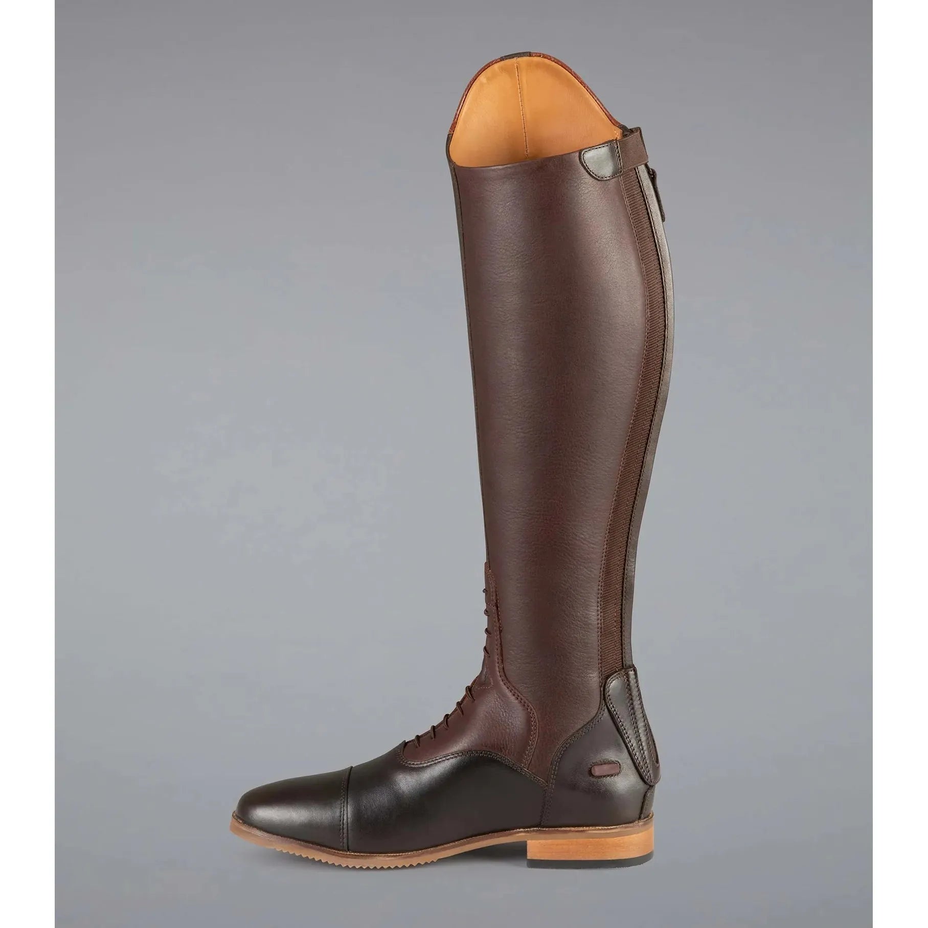 Passaggio Ladies Leather Field Tall Riding Boot - BROWN - Equisafety