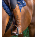 PREMEIR EQUINE Maurizia Ladies Lace Front Tall Leather Riding Boot - Cognac - Equisafety