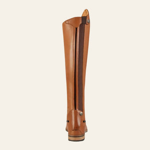 PREMEIR EQUINE Maurizia Ladies Lace Front Tall Leather Riding Boot - Cognac - In stock 8th OF APRIL - Equisafety