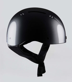 Premier Equine - Artemis Jockey Skull - Carbon Gloss Black - Equisafety