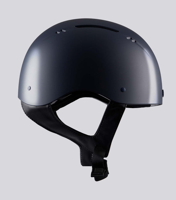 Equisafety premier equine artemis matte jockey skull carbon shield black
