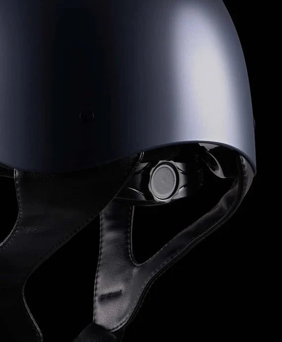Equisafety premier equine artemis matte jockey skull carbon shield black