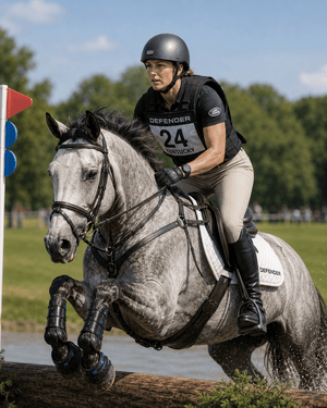 Premier Equine - Artemis Matte Jockey Skull Carbon Shield Black - Equisafety