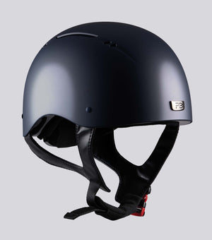 Equisafety premier equine artemis matte jockey skull carbon shield black
