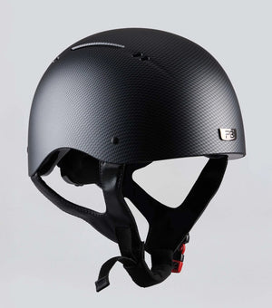 Premier Equine - Artemis Matte Jockey Skull Carbon Shield Black - Equisafety