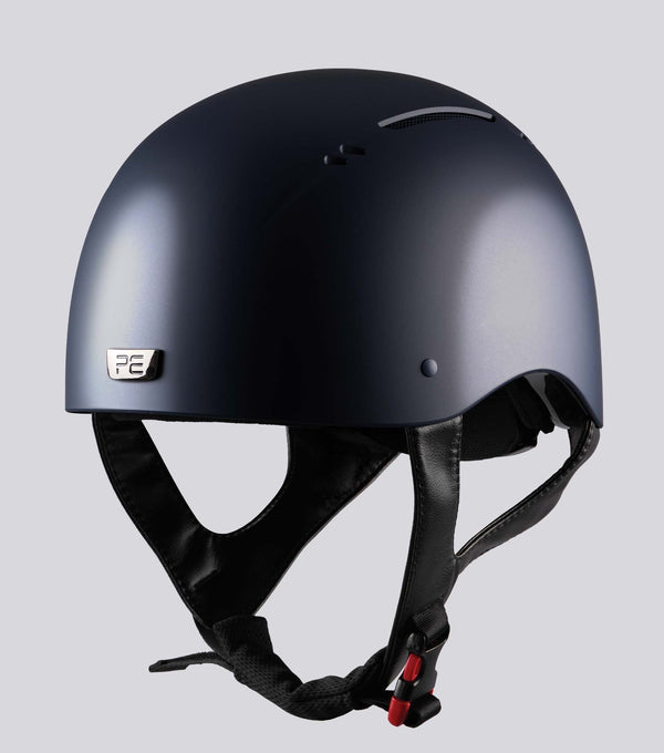 Equisafety premier equine artemis matte jockey skull carbon shield black