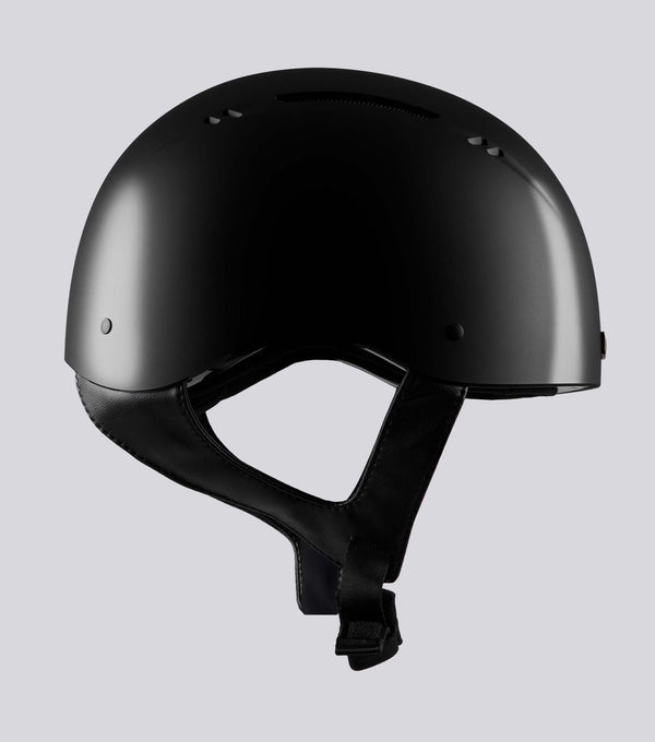 Equisafety premier equine artemis matte jockey skull space black