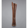 PREMIER EQUINE Maurizia Ladies Lace Front Tall Leather Riding Boot - BROWN - Equisafety