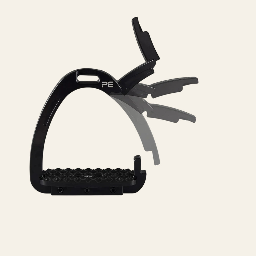 Premier Equine Safety Stirrups - Black - Equisafety