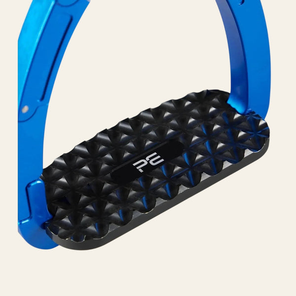 Premier Equine Safety Stirrups - Blue - Equisafety