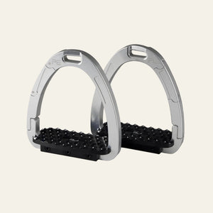 Equisafety premier equine safety stirrups silver