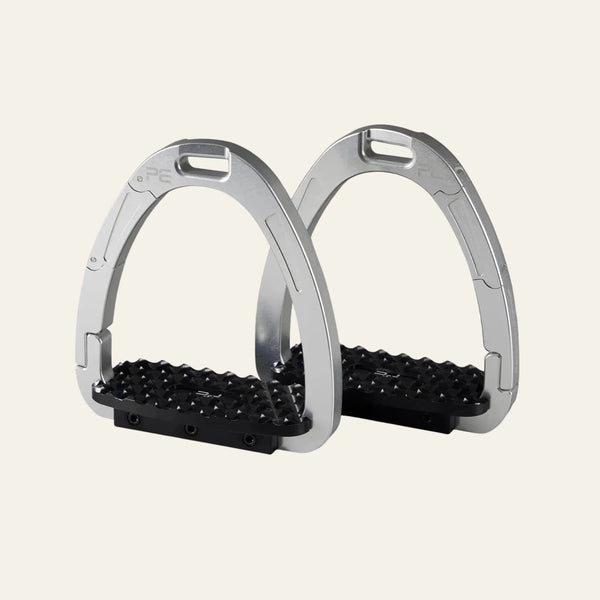 Equisafety premier equine safety stirrups silver