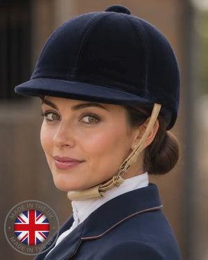 girl wearing velvet hat
