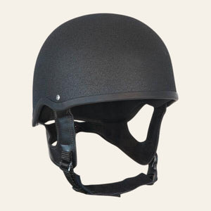 Equisafety pro ultimate snell jockey riding hat silver matt