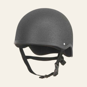 Equisafety pro ultimate snell jockey riding hat silver matt